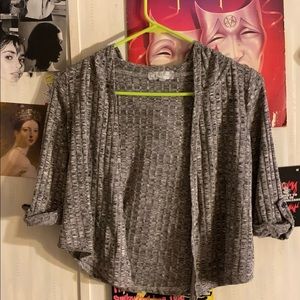 R&B Girls Grey Hooded Cardigan